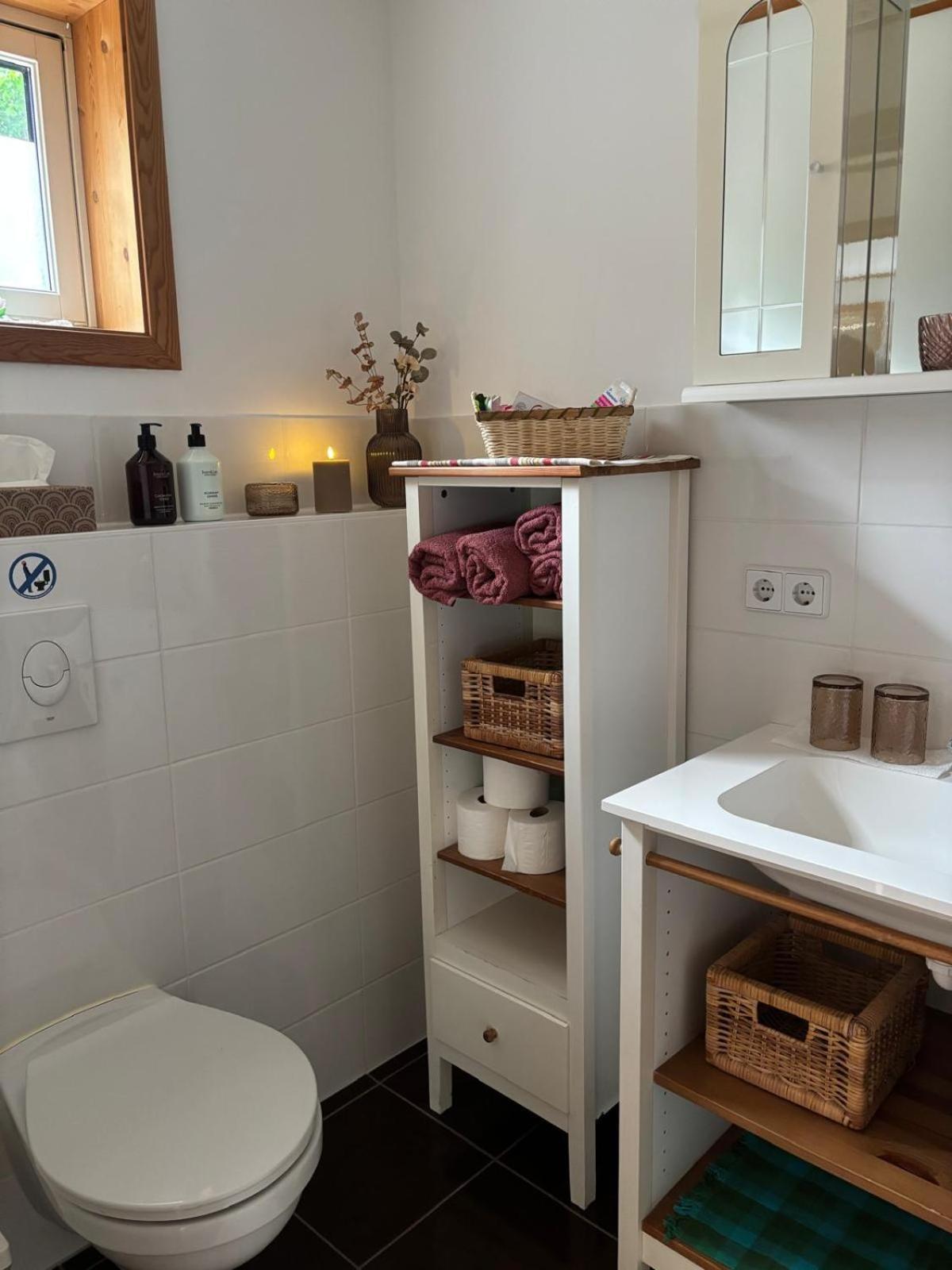 Toms Stuga Ferienwohnung Schöneiche Eksteriør billede
